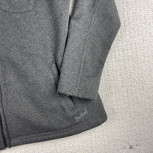 Woolrich Women's Shirt Jacket Chore Size Large Gray Pockets Outdoor - Picture 5 of 16